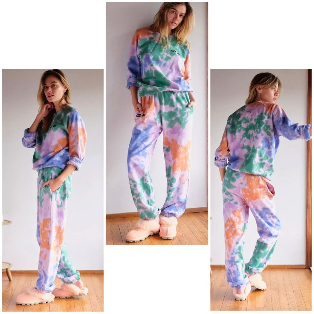Clare V. Amber Tie Dye Joggers